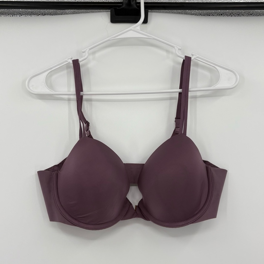 Victoria secret lined demi purple 36c‎